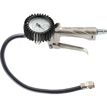 Příslušenství ke kompresoru INAIRCOM Pneuhustič kovový s manometrem Ø 80 mm cejchovaný