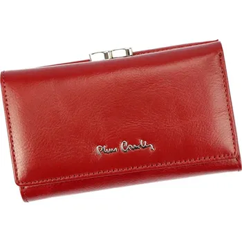 Červená kožená peněženka Pierre Cardin 06 ITALY 108