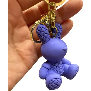 Přívěsek Zajíc 6 cm Barva: Fialový