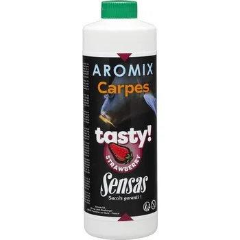 Návnadové aroma Sensas Aromix Carp Tasty Jahoda 500ml