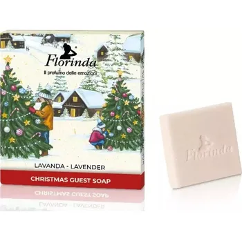 Koupelová pěna Florinda Vánoční dárkové balení mýdel Lavanda 4x25 g