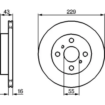 Brzdový kotouč Brzdový kotouč BOSCH 0 986 478 491