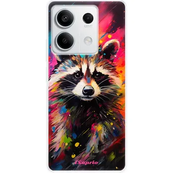 Pouzdro na mobilní telefon Odolné silikonové pouzdro iSaprio - Abstract Racoon - Xiaomi Redmi Note 13 5G