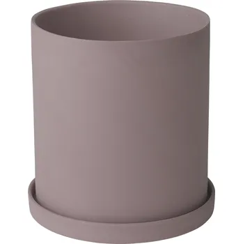 Svícen BLOMUS Květináč porcelánový růžový průměr 12,5cm nona