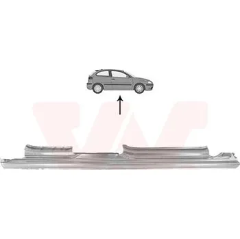 Karosérie Nástupní panel VAN WEZEL 4917104