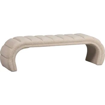 WOOOD Béžová čalouněná lavice Taffa 160 cm