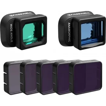 RC vybavení Freewell sada filtrů s širokoúhlým a anamorfickým objektivem na dron DJI Mini 4 Pro FW-MN4-ANMWAND