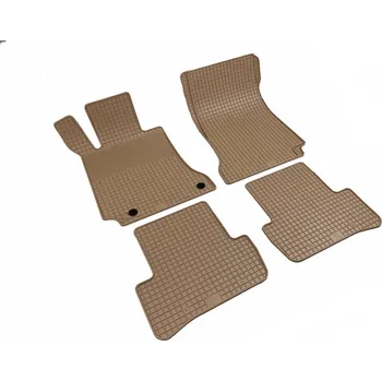 autokoberec Gumárny Zubří Gumové autokoberce Mercedes C-Klasse W204 (2007-2014) béžové