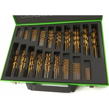 Vrták Vrtáky HSS-TiN 1.0 - 10.0 mm, sada 140 dílů (TrueTech)