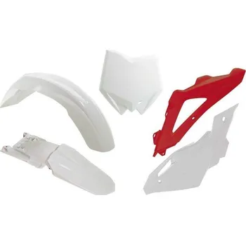 RACETECH kompletní plasty HUSQVARNA CR/WR 125 09-13, barva OEM bílá červená (tabulka) (HU611E999)