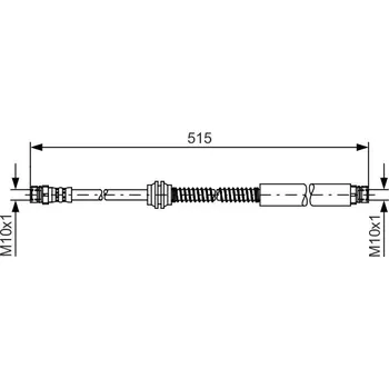 Brzdová hadice Brzdová hadice BOSCH 1 987 481 447