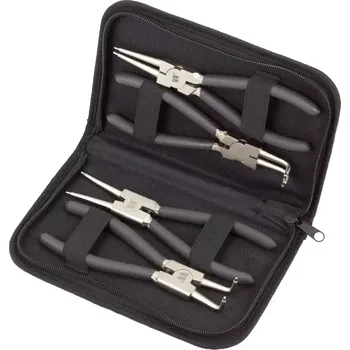 Kleště Kleště na pojistné kroužky ,,seger", zahnuté a přímé 175 mm, sada 4 kusy, Welzh (Welzh Werkzeug)