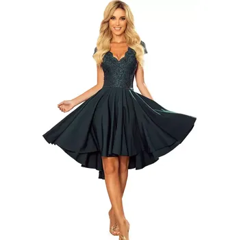 Dámské šaty Numoco dámské šaty Patricia 300-5 zelená XXL (krajkav)