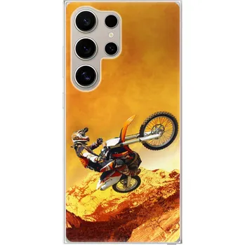 Pouzdro na mobilní telefon Odolné silikonové pouzdro iSaprio - Motocross - Samsung Galaxy S24 Ultra