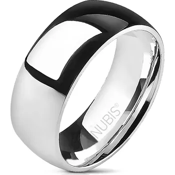 Prsten NUBIS® NSS1023 Pánský ocelový snubní prsten, 8 mm - velikost 65 - NSS1023-65