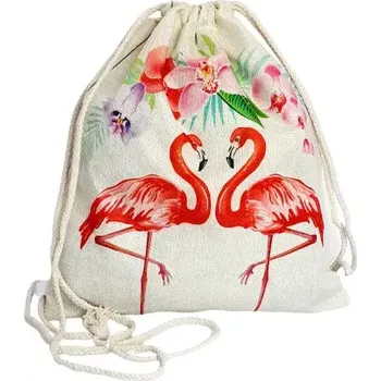 Sportovní batoh Batoh na cvičky - plameňák