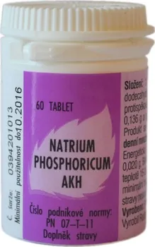 Homeopatikum AKH Natrium phosphoricum  60 tbl.