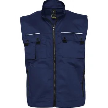 Pánská vesta SOĽS Zenith Pro Pánská pracovní vesta SL80500 Pro navy S