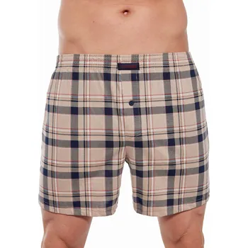 Pánské spodní prádlo Pánské boxerky CORNETTE COMFORT CM.1843 béžová 3XL 0