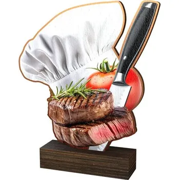 Volný čas Poháry Bauer Dřevěná plaketa WF367 | Kuchyně