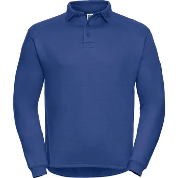 Pánská móda Russell Unisex mikina s límečkem R-012M-0 Bright Royal S