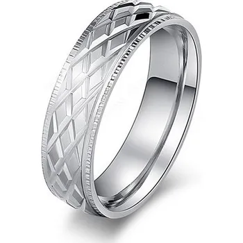 Prsten Šperky4U OPR0087 Dámský ocelový prsten, šíře 6 mm - velikost 57 - OPR0087-57