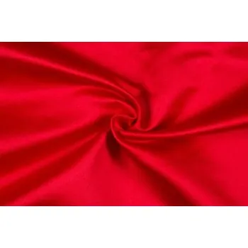 Satén dyšes, červený, sartor.cz