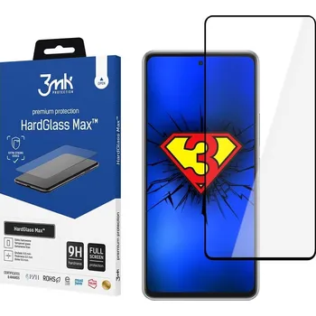Telefonní příslušenství 3mk tvrzené sklo HardGlass MAX Black pro Samsung Galaxy A53 5G (SM-A536)
