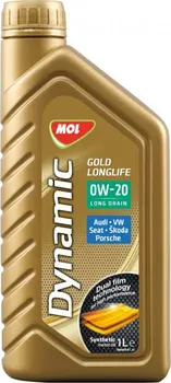 Motorový olej MOL Dynamic Gold Longlife 0W-20 1 l