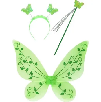 Karnevalový kostým Dětský kostým - Víla Zvonilka ze stejnojmenné oblíbené pohádky (3-10 let) - příslušenství Barva: DP17