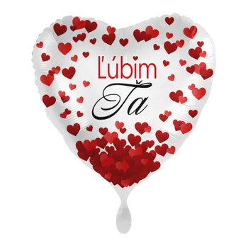 Balónek Foliový balonek L'úbim ťa SK - 43 cm