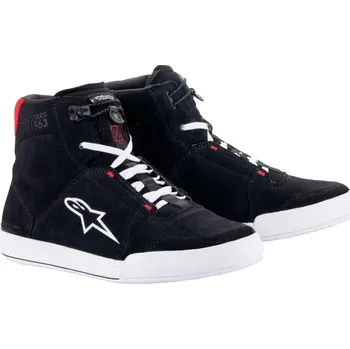 Moto obuv Boty CHROME, ALPINESTARS (černá/bílá/červená) 2026 (Velikost: 39)