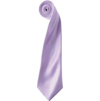 Kravata Premier Workwear Pánská saténová kravata PR750 Lilac -ca. Pantone 264 144 x 8,5 cm
