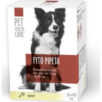 Antiparazitikum pro psa FYTO pipeta pro psy a kočky Provedení: pro psy 10 - 20kg 3 x 10ml