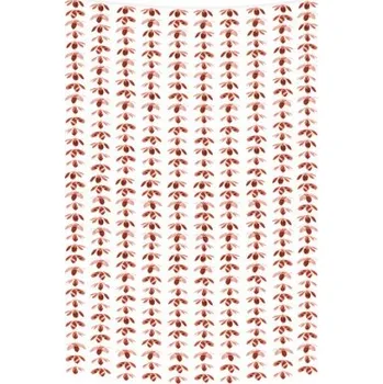 Party dekorace Rose gold party závěs KVĚTY 100 x 210 cm