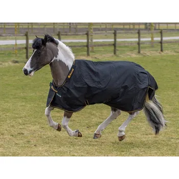 Deka pro koně Výběhová deka BUCAS Irish Turnout 300g, černá, 170 cm