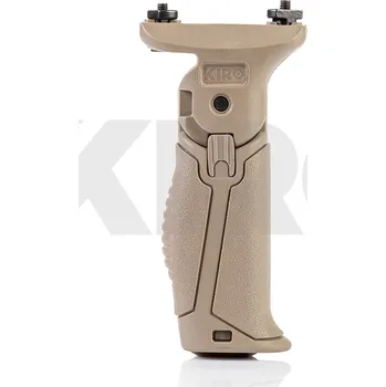Přední taktická skládací rukojeť Kiro na M-LOK - Tan