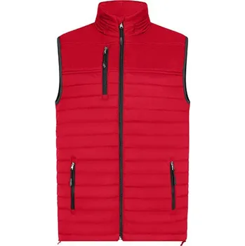 Hrm Pánská prošívaná vesta HRM1301 Red 5XL