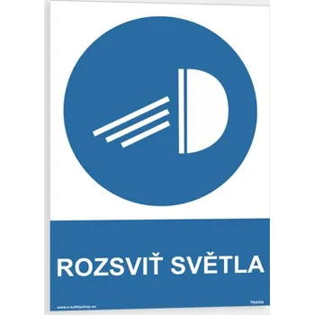 Rozsviť světla Plast 210 x 297 mm (A4) tl. 0.5 mm - Kód: 03669