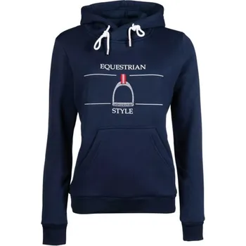 Dámská mikina HKM Equine Sports Style - modrá, vel. S
