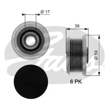 Předstihová spojka GATES OAP7282