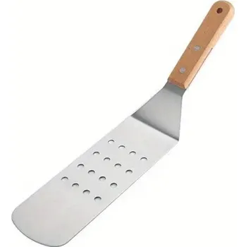 Obracečka UG Grill Grilovací špachtle oblá děrovaná 35 cm