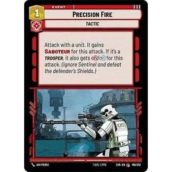 Sběratelská karetní hra Precision Fire 168/252 - Spark of Rebellion Typ karty: Standard