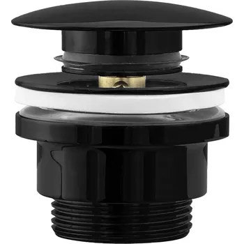 Sifon Univerzální umyvadlová výpusť REA Click-Clack, černá metalic