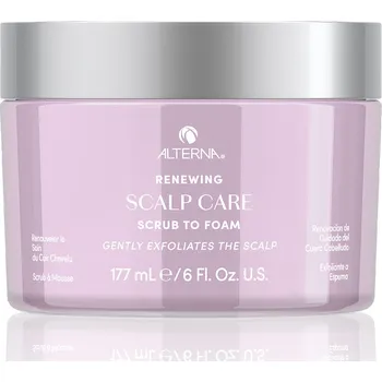 Šampon Alterna Haircare Renewing Scalp Care Scrub-to-Foam exfoliační čistící šampon na pokožku hlavy 177 ml
