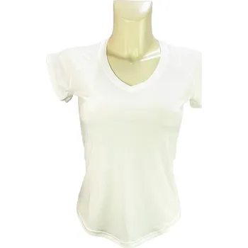 Pánské tričko Ariatex Dámská blůzka VIOLA kr. rukáv kremová vel. 48
