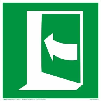 Dveře se otevírají tlačením na levé straně Plast 150 x 150 mm tl. 0.5 mm - Kód: 16274