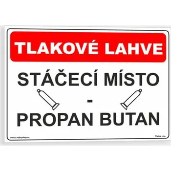 Stáčecí místo propan butan Plast 297 x 210 mm (A4) tl. 0.5 mm - Kód: 09906