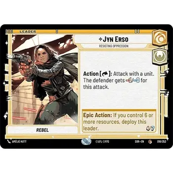 Sběratelská karetní hra Jyn Erso 018/252 - Spark of Rebellion Typ karty: Standard
