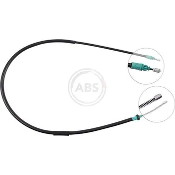 Lanko parkovací brzdy Tažné lanko, parkovací brzda A.B.S. K18978